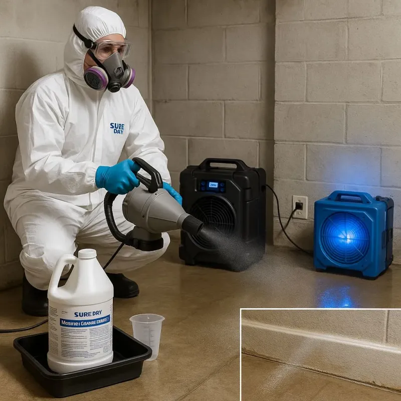 Sanitization and Odor Removal process in Georgetown, CT